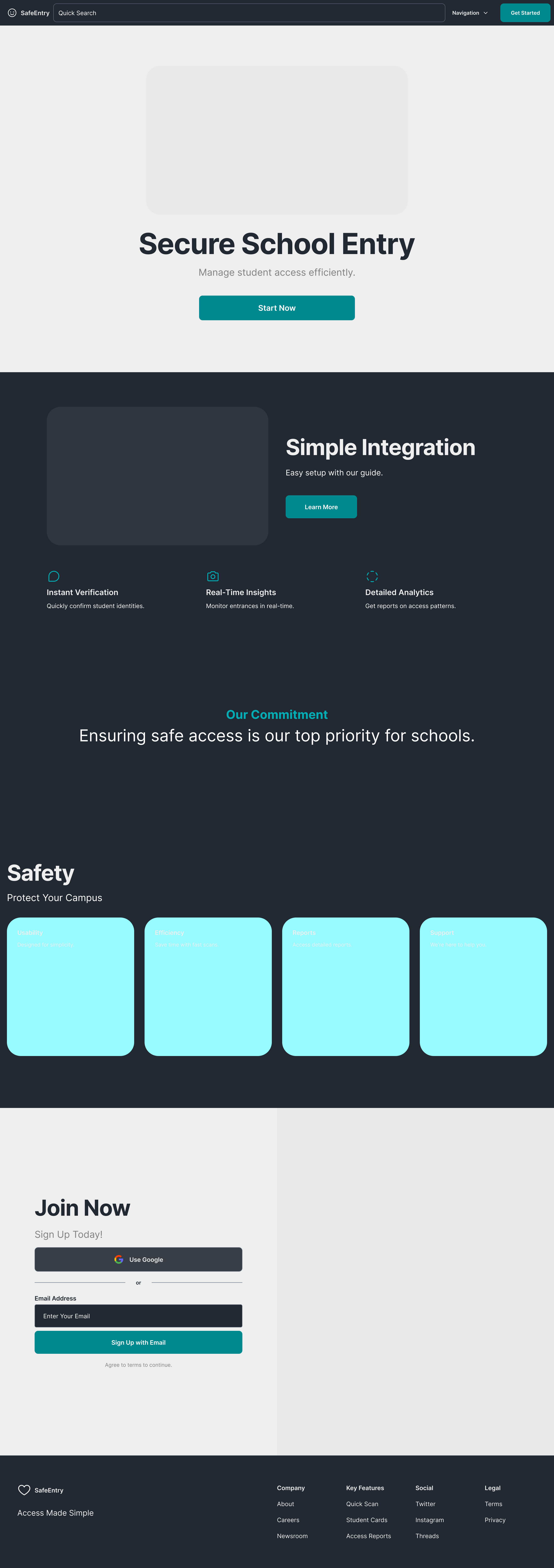 Student Access Control System Website Mushoai